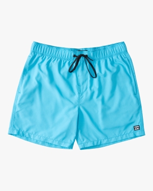 Boys' Billabong (2-7) All Day Layback 13 Boardshorts Blue | 416KECSTY