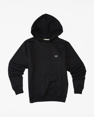 Boys' Billabong (2-7) All Day Organic Pullover Hoodie Black / Black | 015ZVKEPA