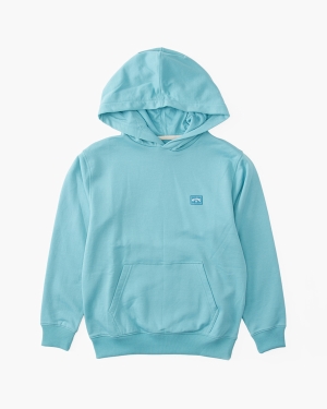 Boys' Billabong (2-7) All Day Organic Pullover Hoodie Blue | 305IEGZKV
