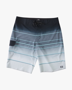 Boys' Billabong (2-7) All Day Stripe Pro 14 Boardshorts Multicolor | 145PHARKB