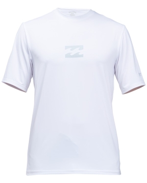 Boys' Billabong (2-7) All Day Wave Loose Fit Short Sleeve Surf Tee White | 203AYRBHN
