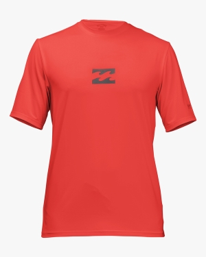Boys' Billabong (2-7) All Day Wave Performance Fit Short Sleeve Playsuit Red / Red | 890HLJTKZ