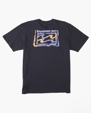 Boys' Billabong (2-7) Crayon Wave Short Sleeve T Shirts Black | 407AMKYDI