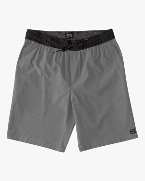 Boys' Billabong (2-7) Crossfire Elastic Submersible 13 Shorts Grey | 189VZAQRI