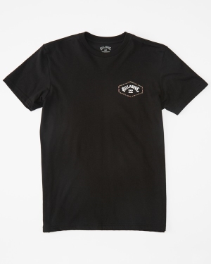 Boys' Billabong (2-7) Exit Arch Short Sleeve T Shirts Black | 053RESIFT