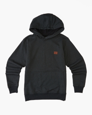 Boys' Billabong (2-7) Hudson Pullover Hoodie Black | 259LJESCT
