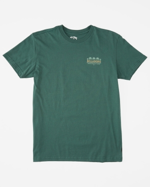 Boys' Billabong (2-7) Lounge Short Sleeve T Shirts Grey Green | 487CATJRY