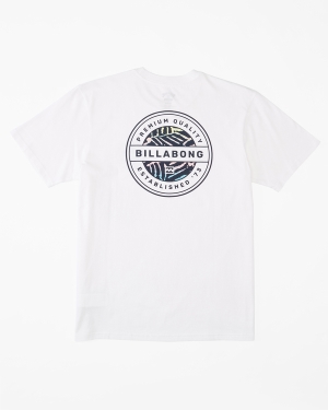 Boys' Billabong (2-7) Rotor Short Sleeve T Shirts White | 178ICPXKL