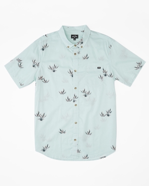 Boys' Billabong (2-7) Sundays Mini Short Sleeve Shirts Multicolor | 789QKFEYJ