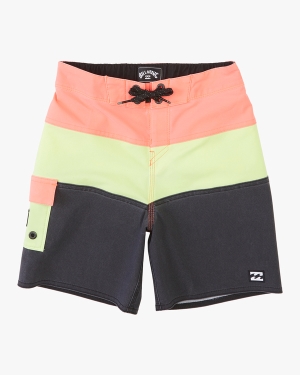 Boys' Billabong (2-7) Tribong Pro 13 Boardshorts Multicolor | 027ODLRFN