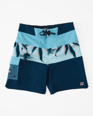 Boys' Billabong (2-7) Tribong Pro 13 Boardshorts White | 586OIJPWA