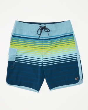 Boys' Billabong 73 Stripe Pro 18 Boardshorts Multicolor | 941SLZYTO