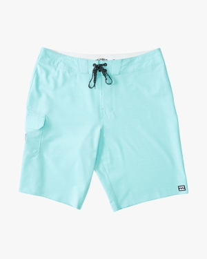 Boys' Billabong All Day Pro 18 Boardshorts Light Turquoise | 512WTZPIJ