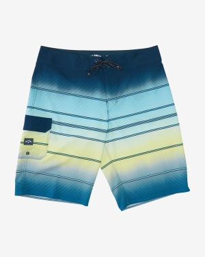 Boys' Billabong All Day Stripe Pro 18 Boardshorts Multicolor | 216EYJVXN