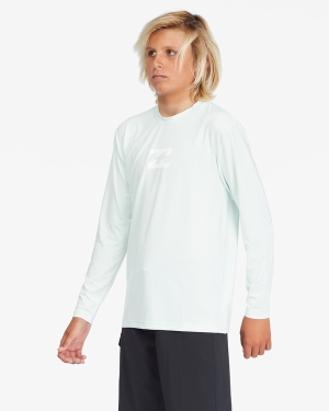 Boys' Billabong All Day Wave Loose Fit Long Sleeve Surf Tee Multicolor | 632BSMYLJ