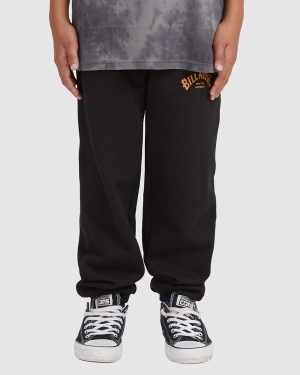 Boys' Billabong Core Arch Track Sweatpants Black | 970WBJVUS