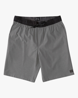 Boys' Billabong Crossfire Elastic Submersible 16 Shorts Grey | 870HRGCTE