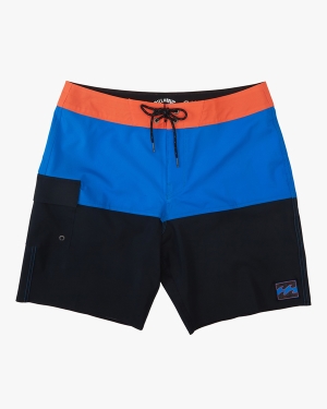 Boys' Billabong Fifty50 Panel Pro 17 Boardshorts Deep Blue | 906ZBWDMR