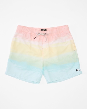 Boys' Billabong Good Times Layback 16 Boardshorts Multicolor | 632IYAUTQ