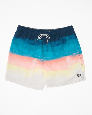 Boys' Billabong Good Times Layback 16 Boardshorts Brown | 697BTSGED