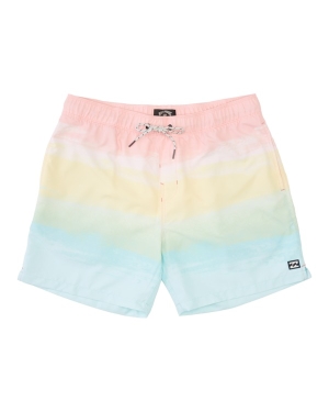 Boys' Billabong Good Times Layback 16 Boardshorts Multicolor | 947KBCDFO