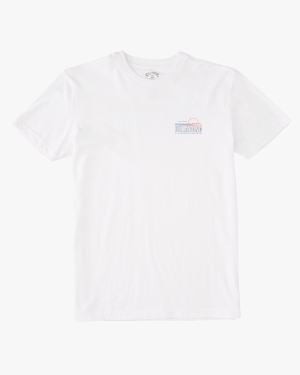 Boys' Billabong Lounge Short Sleeve T Shirts White | 432AOYGLU