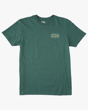 Boys' Billabong Lounge Short Sleeve T Shirts Grey Green | 791OQBRXY