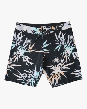 Boys' Billabong Sundays Pro 17 Boardshorts Black | 415TMJGKF