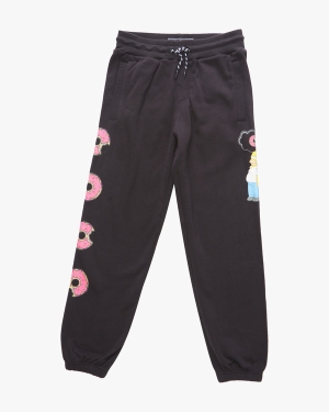 Boys' Billabong The Simpsons Donut Sweatpants Black | 829UDPHVR
