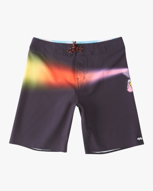 Boys' Billabong The Simpsons El Barto Pro 17 Boardshorts Black | 697HCFTVB