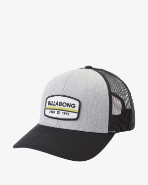 Boys' Billabong Walled Trucker Hats Black / Grey | 497VFWIGE