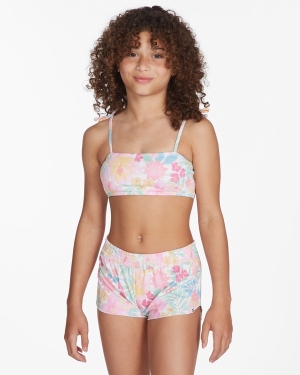 Girls' Billabong Brighter Days Volley Swim Swimwear Multicolor | 034PQESOJ
