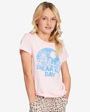 Girls' Billabong Dream All Day Graphic Boyfriend T Shirts Multicolor | 243FBIQNK