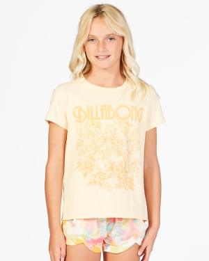Girls' Billabong Joyful Rebel Boyfriend T Shirts Multicolor | 473EALYHD