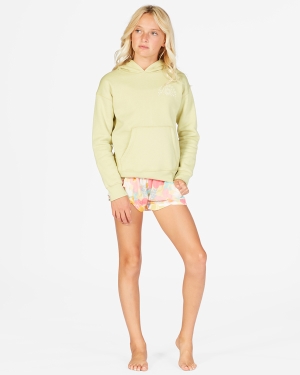 Girls' Billabong Mad For You Elastic Waist Shorts Multicolor | 651MYESNB