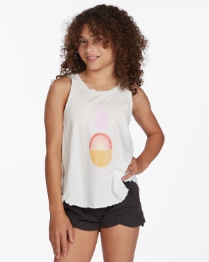Girls' Billabong Meant To Be Tops Light Blue | 501MAOLYS