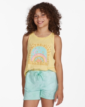 Girls' Billabong Mint To Be Sweatshorts Shorts Mint | 751OJNBLC
