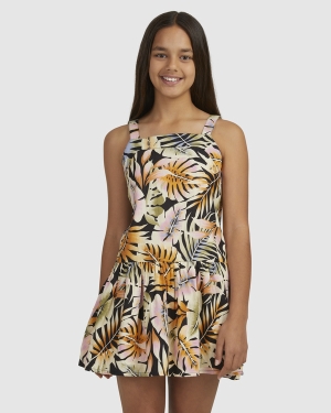 Girls' Billabong Postcards Dress Multicolor | 327VNGXIQ