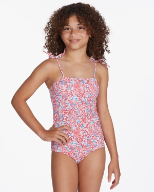 Girls' Billabong Ready For Fun One-Piece Swimwear Multicolor | 147BODYTM