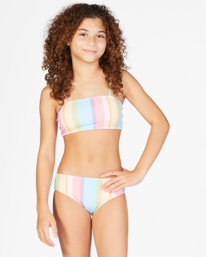 Girls' Billabong Say Hello Set Swimwear Multicolor | 092AEWTYG