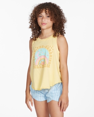 Girls' Billabong Sun Child Tops Multicolor | 058XDONLC
