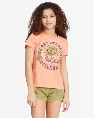 Girls' Billabong We Are Stardust Graphic Boyfriend T Shirts Multicolor | 956XVWRDM