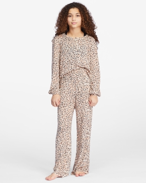 Girls' Billabong Wide Eyes Knit Pants Multicolor | 514YGJKST