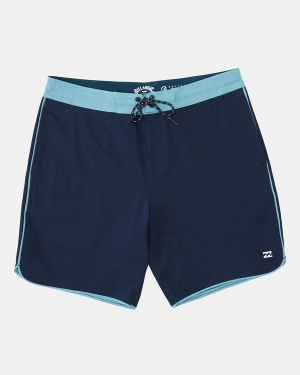 Men's Billabong 73 Lo Tide 19 Boardshorts Navy | 201SOCIGJ