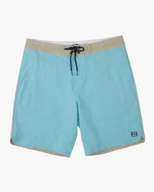 Men's Billabong 73 Lo Tide 19 Boardshorts Blue | 703DORKPG