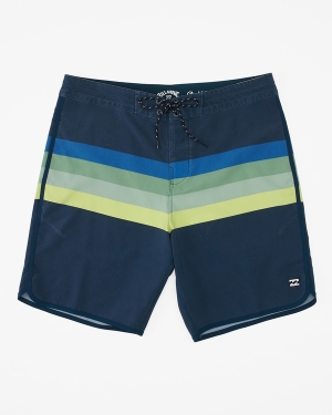 Men's Billabong 73 Spinner Lo Tide 19 Boardshorts Blue | 214FYKUQO