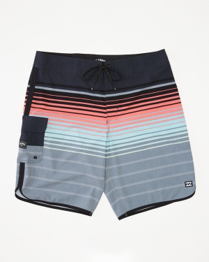 Men's Billabong 73 Stripe Pro 20 Boardshorts Grey | 739VCRFBJ