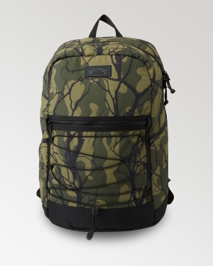 Men's Billabong A/Div Axis Day Pack Luggage Bags Olive Camo | 458JLVYDG