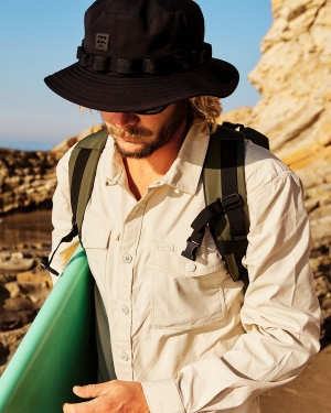 Men's Billabong A/Div Boonie Hats Black | 681WPIHVM