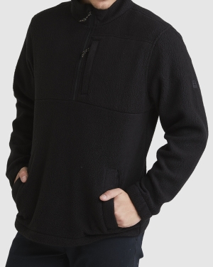 Men's Billabong A/Div Boundary Half-Zip Mock Neck Pullover Fleece Sweaters Multicolor | 367XZKPHO